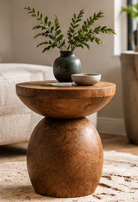 Sora Sculptural Side Table