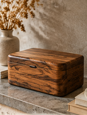 Noor Wooden Keepsake Storage Box